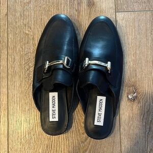 Steve Madden Black Men's Loafers